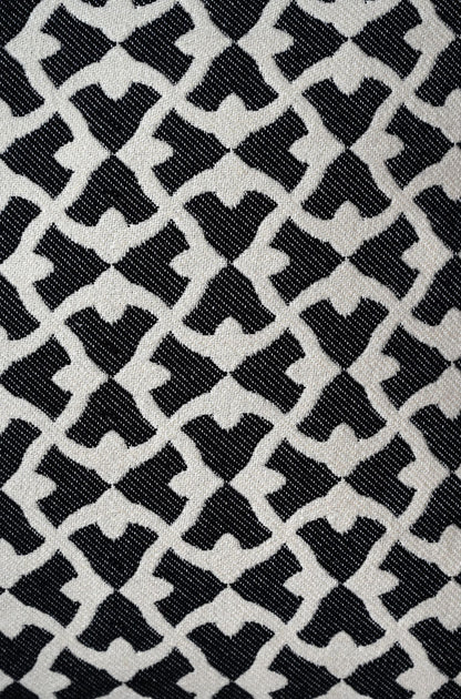 Black and White Wishbone Cushion Collection