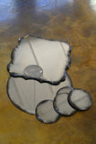 Set of Four Bevelled Mirror Coasters