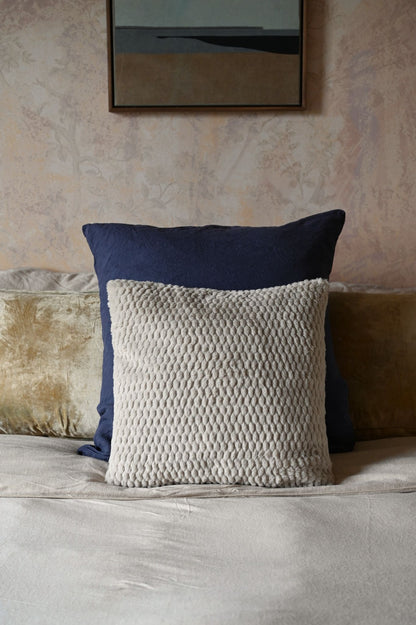 Georgia Taupe Fur Cushion and Throw Collection