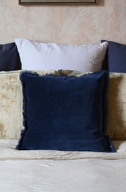 Navy Fringed Velvet Collection