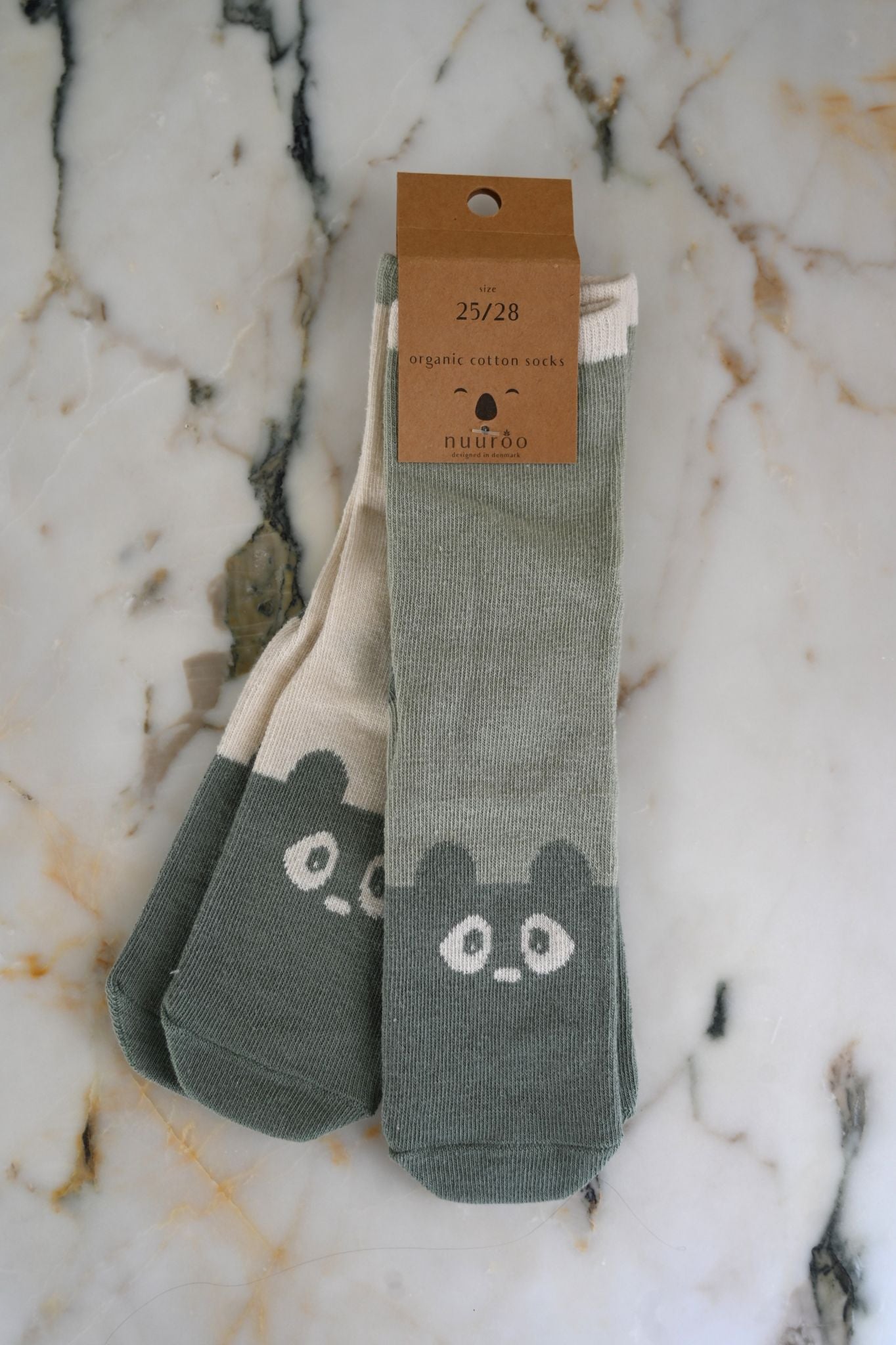 Light Green/Green 2-Pack Animal Socks