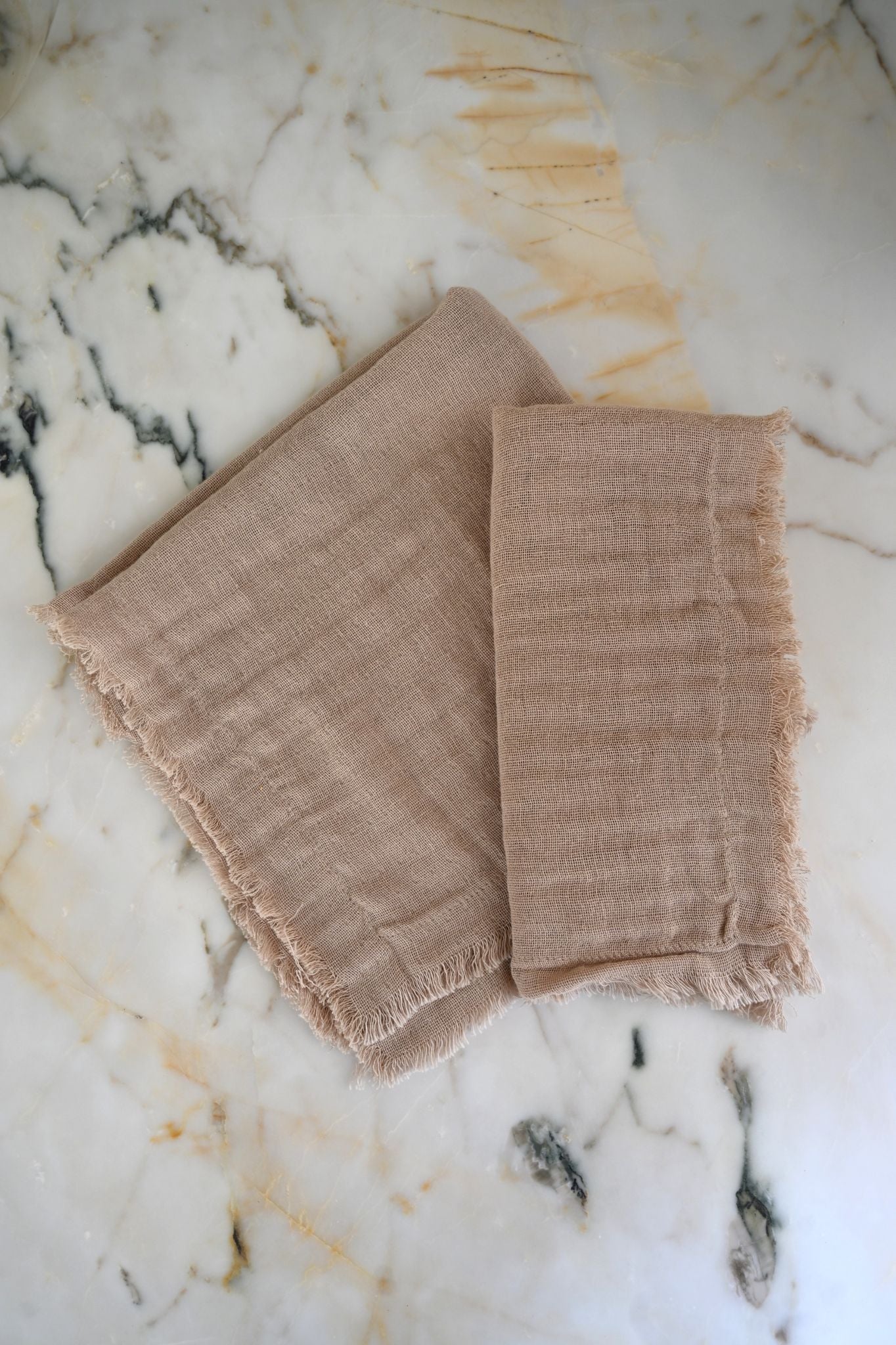 Fringed Cotton Napkins
