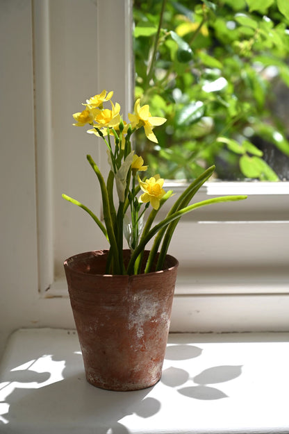 Faux Yellow Daffodil Plant
