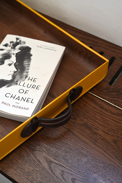 Large Banana Yellow Coated Serving Tray