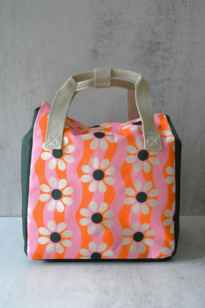 Sac à lunch marguerite ondulée 