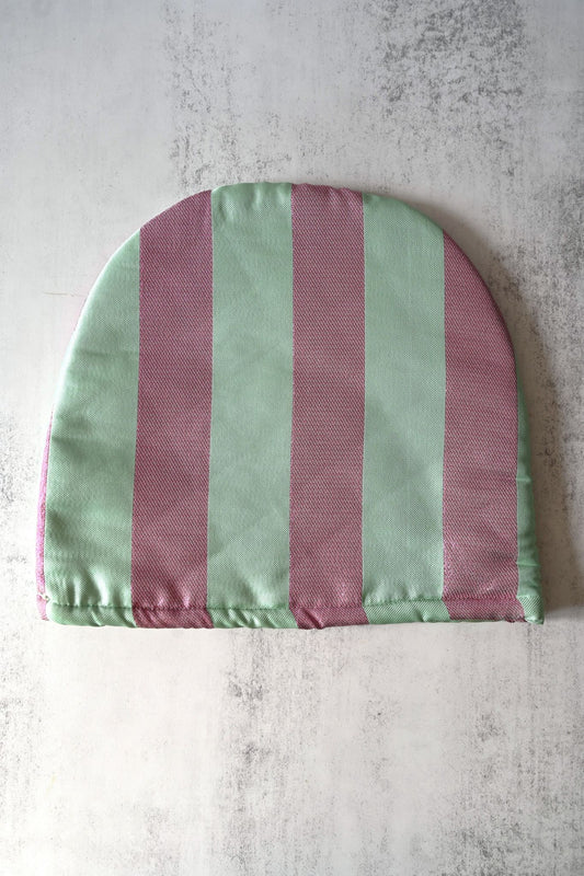 Mint and Pink Stripe Tea Cosy