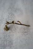 Floral Branch Brass Candle Snuffer