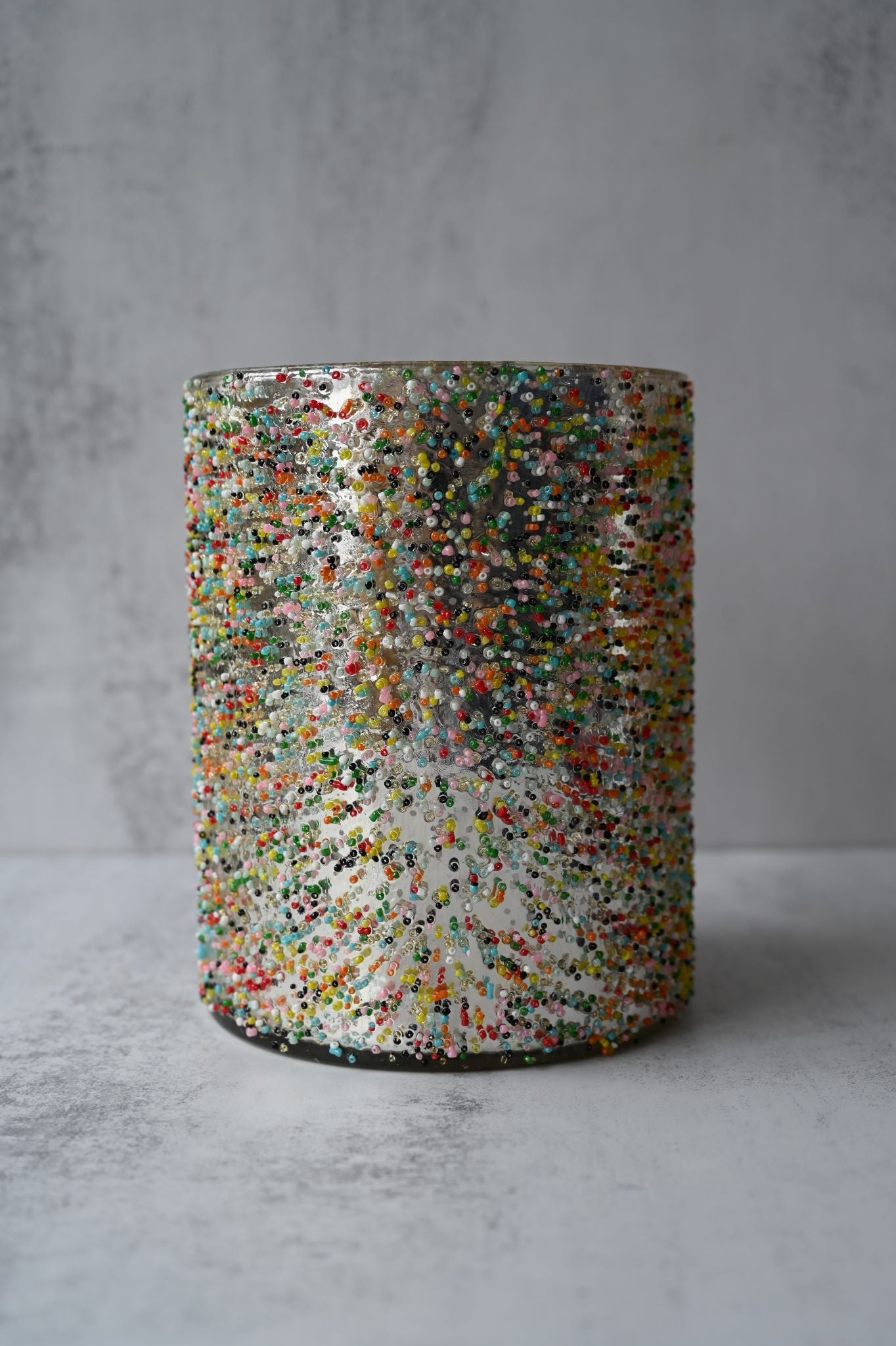Large Disco Glass CandleHolder