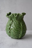 Vase en feuilles de chou vert