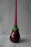 Aubergine Candle Holder