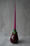 Aubergine Candle Holder