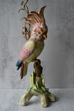 Pink Cockatoo Ceramic Candle Holder