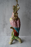 Pink Cockatoo Ceramic Candle Holder