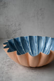 Blue Daisy Wave Edge Bowls