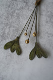 Small Aged Green Mistletoe Decoration