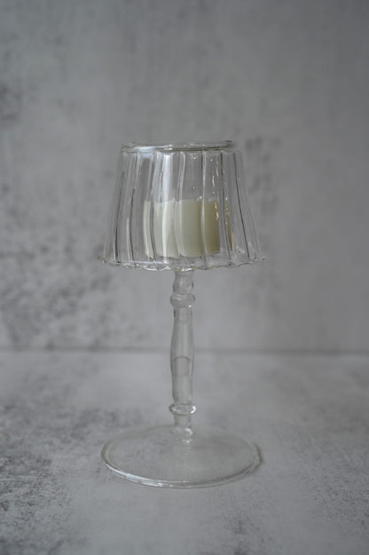 Clear Glass Lamp Shade Tea Light Holders