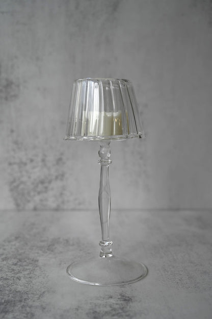Clear Glass Lamp Shade Tea Light Holders