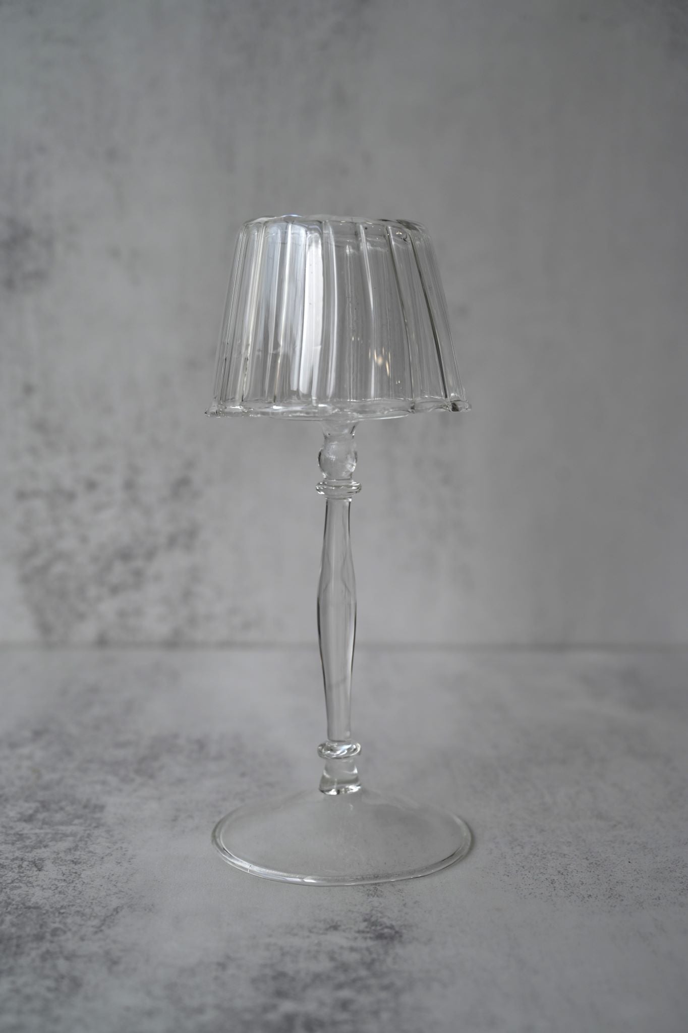 Clear Glass Lamp Shade Tea Light Holders