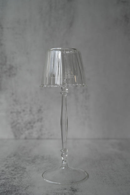 Clear Glass Lamp Shade Tea Light Holders