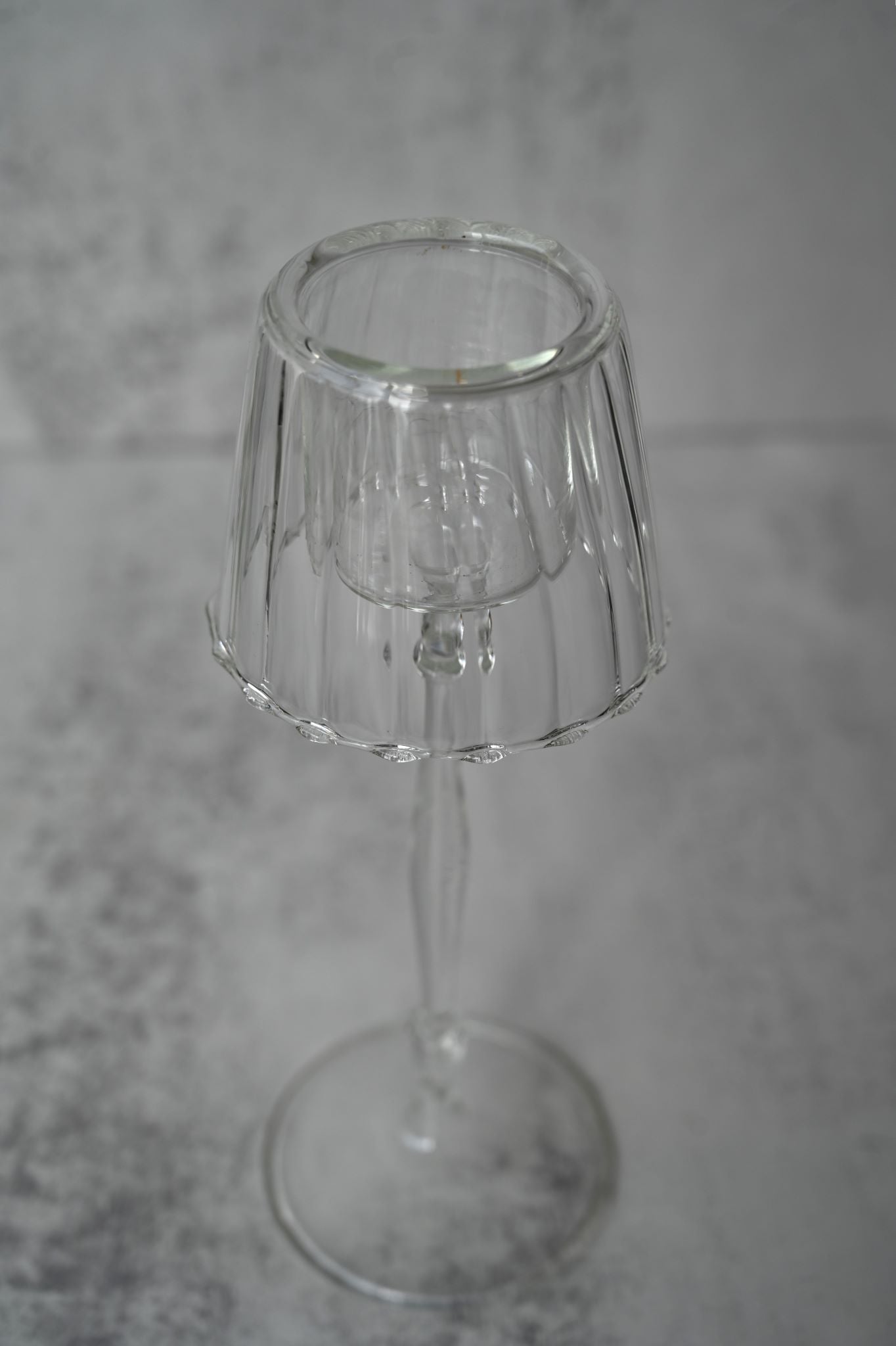 Clear Glass Lamp Shade Tea Light Holders
