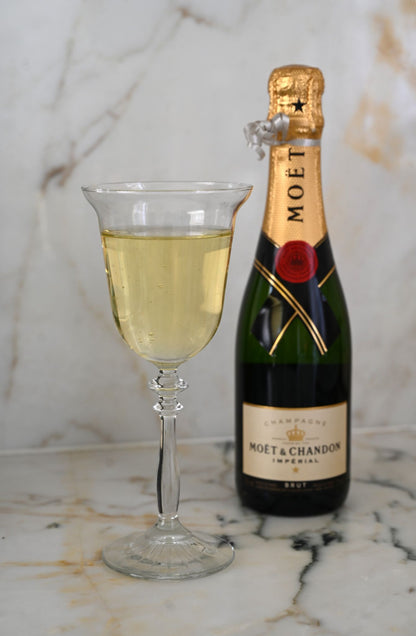 Set of Two Georgian Style Wine Glasses
