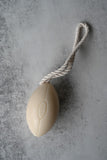 Rugby Ball Soap On A Rope