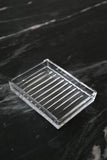 Clear Glass Soap Dish