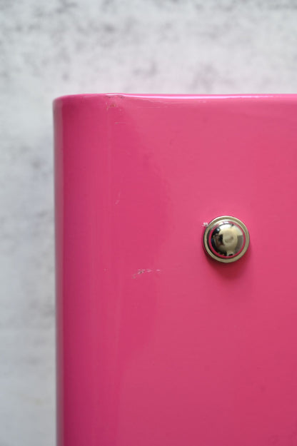 Large Strawberry Pink Coated Serving Tray