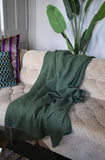 Snuggle Stonewashed Throw - Cool Colour Collection