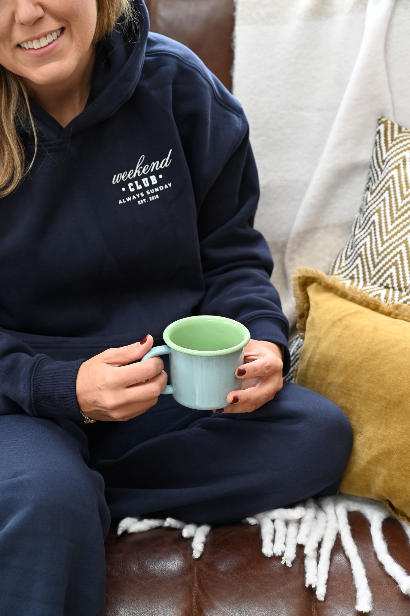 Midnight Blue Weekend Club Loungewear Set