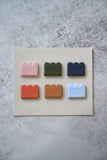 Set of Six Scallop Edge Sticky Tabs