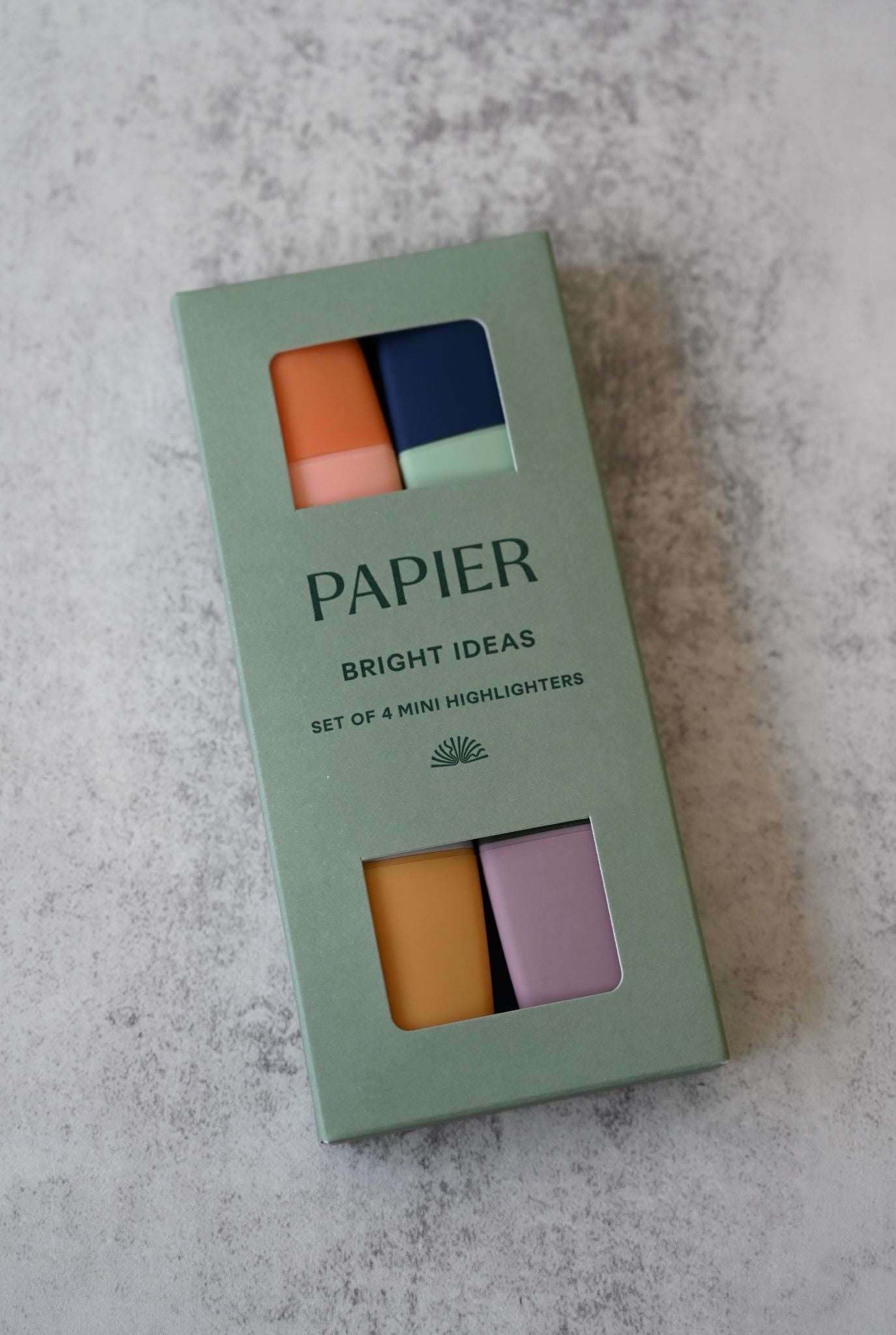 Set mit vier Mini-Textmarkern von Pastel Ideas 