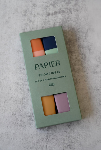 Set mit vier Mini-Textmarkern von Pastel Ideas 