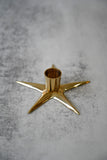 Brass Star Candle Holder