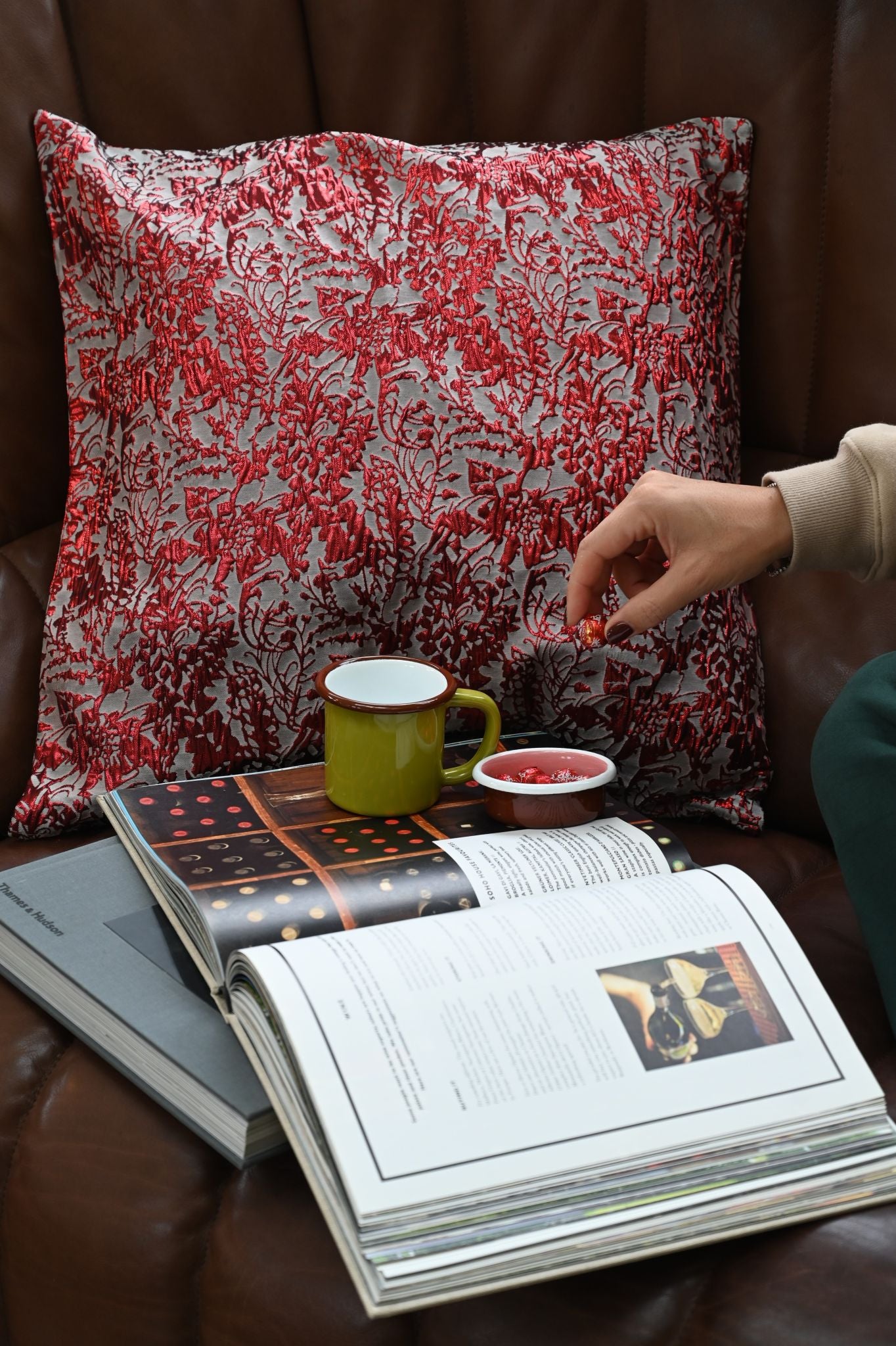 Green Enamel Small Mug