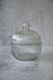 Clear Glass Bonbon Jar