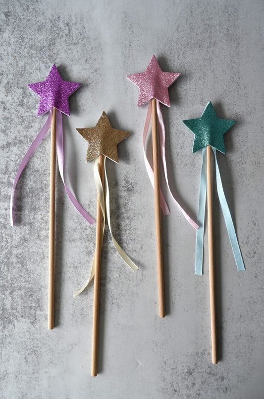 Glitter Star Wands
