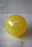 Yellow Glitter Bubble Ball