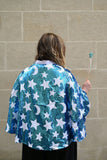 Cosmic Blue Sequin Cape