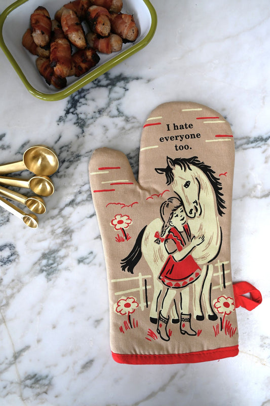 I Hate Everyone Too Oven Mitt