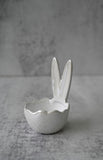 White Pearl Bunny Ears Cup