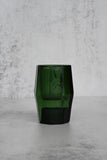 Green Glass Candle Holder