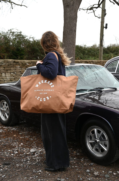 The Weekend Bag in Caramel
