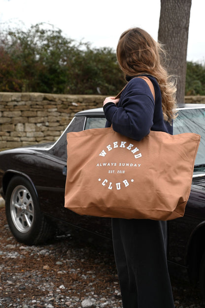 The Weekend Bag in Caramel