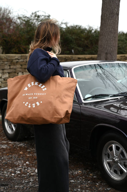The Weekend Bag in Caramel