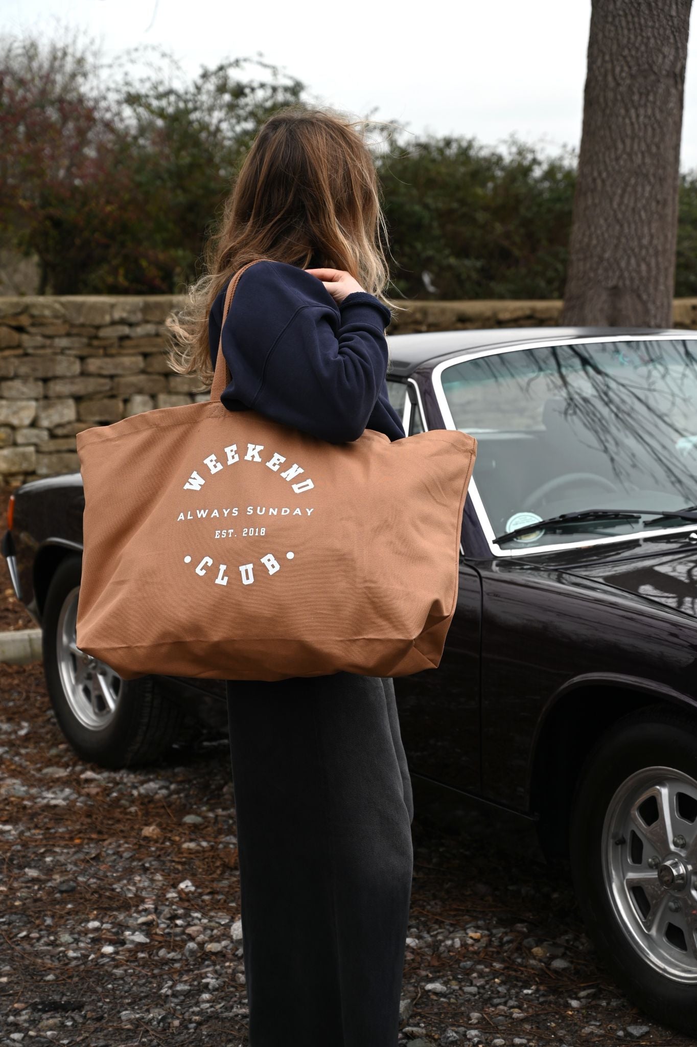 The Weekend Bag in Caramel