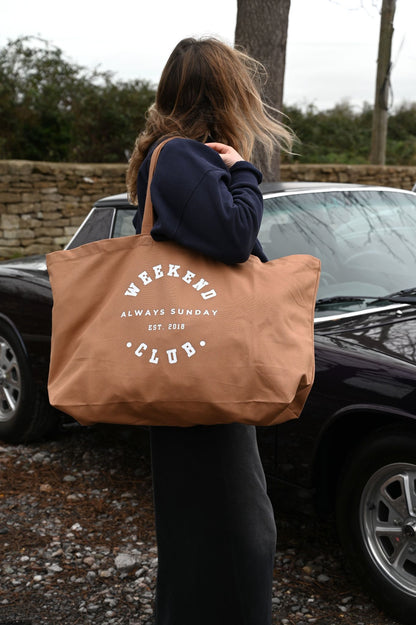 The Weekend Bag in Caramel