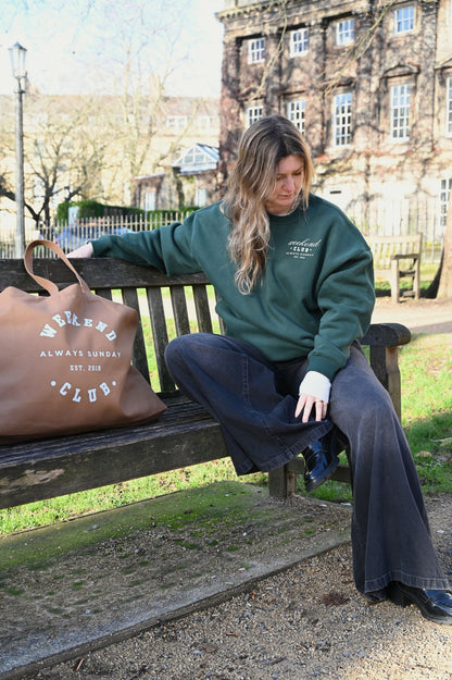 Heritage Green Weekend Club Classic Sweater