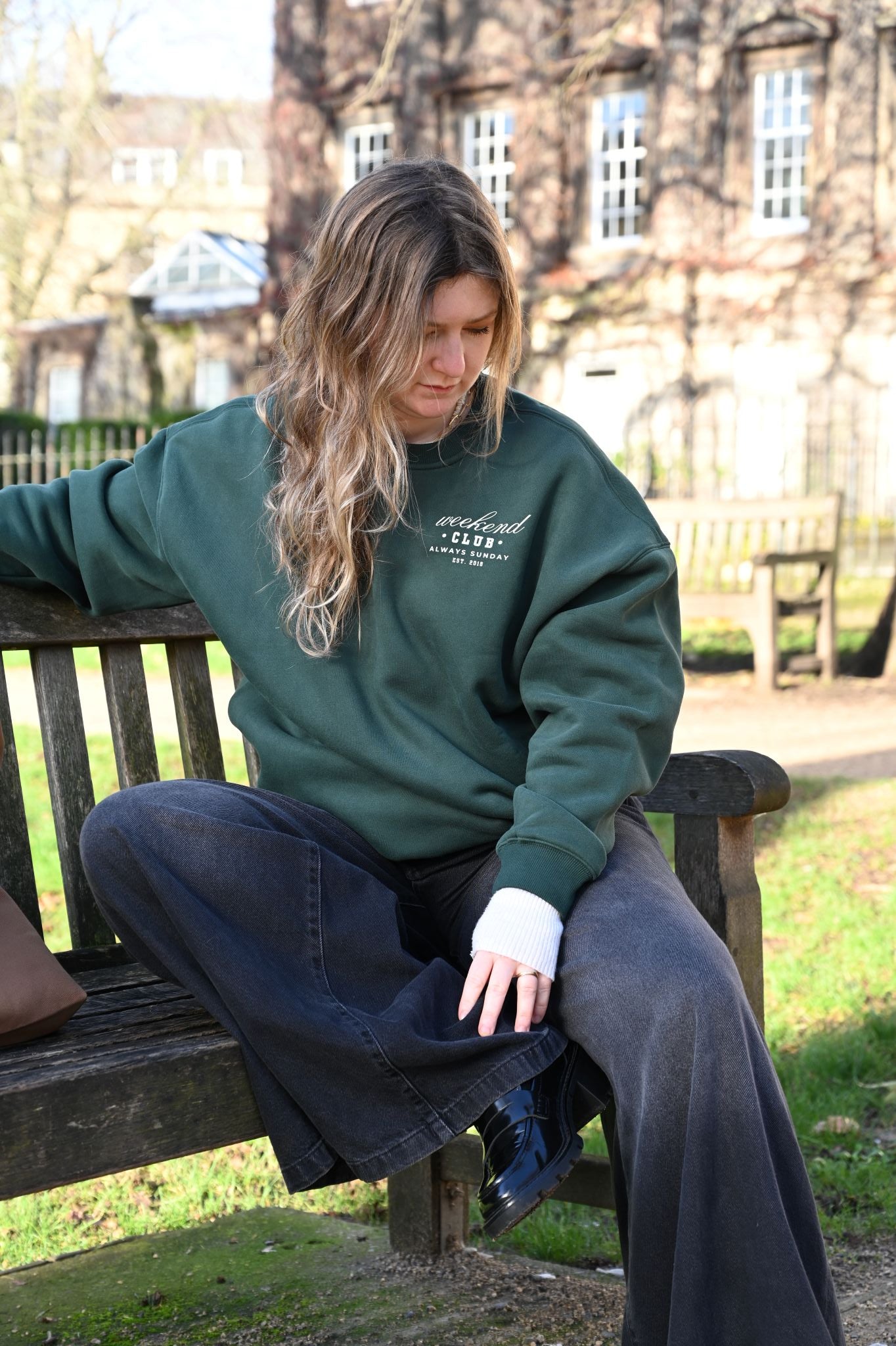 Heritage Green Weekend Club Classic Sweater