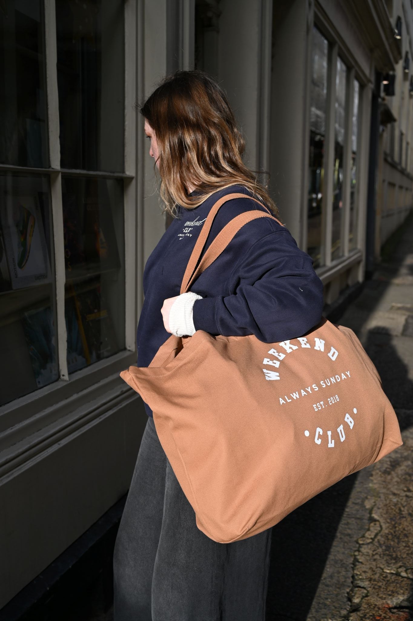 Midnight Blue Weekend Club Classic Sweater